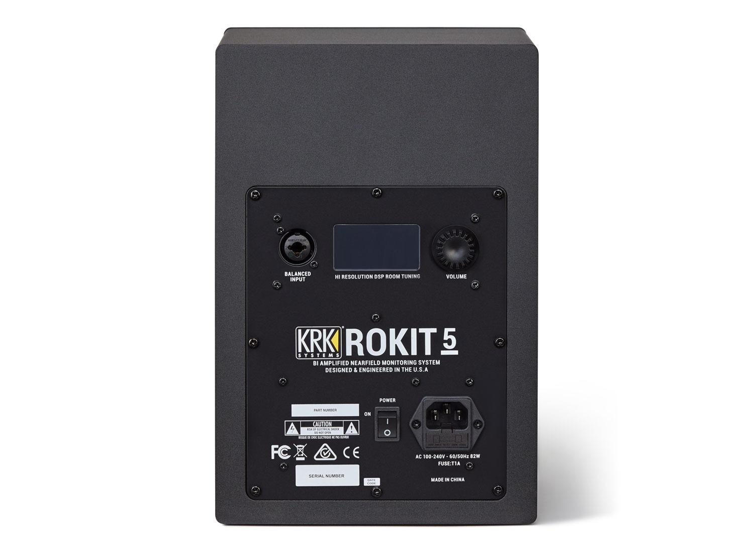 KRK Generation 4 Rokit RP5 G4 5 Powered Near-Field Studio Monitor Speakers  Package