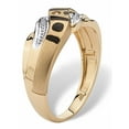 thumbnail image 2 of PalmBeach Jewelry Men's Diamond Accent "Dad" I.D. Ring in Solid 10k Yellow Gold, 2 of 5