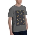 thumbnail image 2 of Bingfone Christmas Deers Men'S Loose Fit Short-Sleeve Pocket T-Shirt, 2 of 7