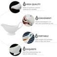 thumbnail image 3 of Simple Style Gravy Boat 1Pack With Ceramic Material For Households 6.7X2X3.7In, 3 of 5