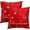 Red American, variant on kareou 4th of July Patriotic Saying Throw Pillow Covers 18x18 Set of 2, Red and Blue Stars Freedom America Pillowcases Liberty USA Flag Independence Memorial Day Decorations for Home