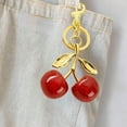 thumbnail image 4 of 4packs Cherry Bag Charm Cute Cherry Accessories Sparkling Purse Charms for Women A, 4 of 6