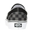 thumbnail image 4 of Vans Unisex Classic Slip on Canvas Shoes - Black/Pewter Checkerboard - 5 Women/3.5 Men, 4 of 5