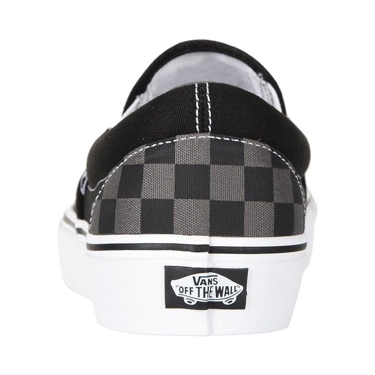 Vans Unisex Classic Slip on Canvas Shoes - Black/Pewter  display picture 1