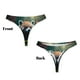 thumbnail image 3 of Balery Forest Plant Raccoon Tangas de Algodón para Mujer con Estampado – Ropa Interior Sexy, Transpirable, G-string-X-Small, 3 of 6