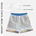 thumbnail image 3 of FORMRS Boys Swim Trunks Quick Dry Mesh Liner Boardshorts Sizes XS-XL, Abstract Snow Mountain, 3 of 7
