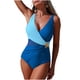 thumbnail image 2 of Traje de baño de una pieza para mujer, traje de baño de color liso con tirantes, cómodo, bikini, traje de baño de moda playera para mujer, trajes de baño de una pieza para mujer, trajes de baño para m, 2 of 7