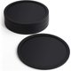 thumbnail image 1 of Posavasos de silicona sin Bpa MACHAO juego de 8 redondos negro, 1 of 5