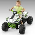 Power Wheels Racing ATV Battery Powered RideOn Vehicle with Multi