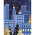 thumbnail image 2 of Wang, Melissa 15x18 White Modern Wood Framed Museum Art Print Titled - Holiday Night IV, 2 of 4