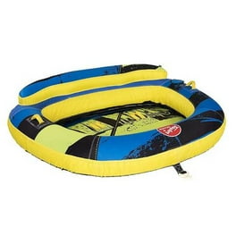 Airhead Quadra Cruiser 4-Rider Towable Tube for Boating and Airhead Quadra Cruiser 4-Rider Towable Tube for Boating and