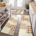 thumbnail image 2 of Pioneer Flower Floral Print Pattern Kitchen Rugs Sets Of 3,Kitchen Runner Rugs Non Skid Washable,Decorative Kitchen Floor Mats for Kitchen,Sink,Laundry,17"x30"+ 17"x47" + 17"x59", 2 of 6