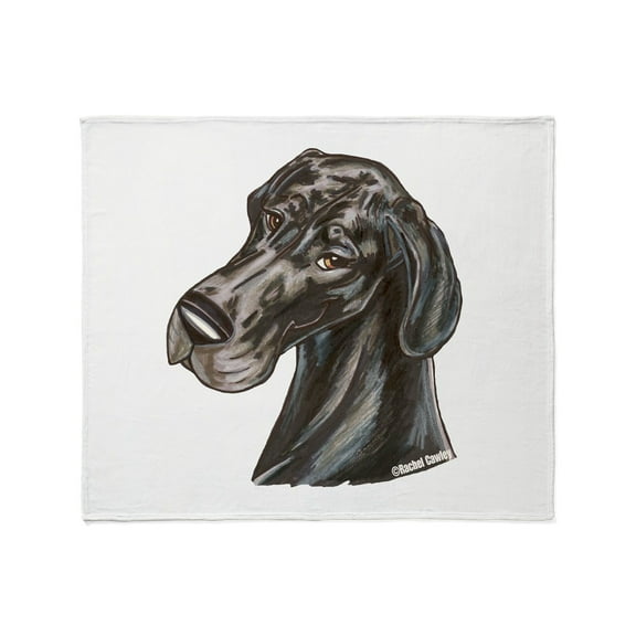 CafePress - N Blk Soft Smile Throw Blanket - Soft Fleece Throw Blanket, 50"x60" for All Ages