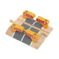 thumbnail image 4 of Accesorios de madera para trenes, accesorios ferroviarios, piezas de construcción de carreteras y ferrocarriles, juego de trenes ferroviarios para niñ Lindos obstáculos, 4 of 9