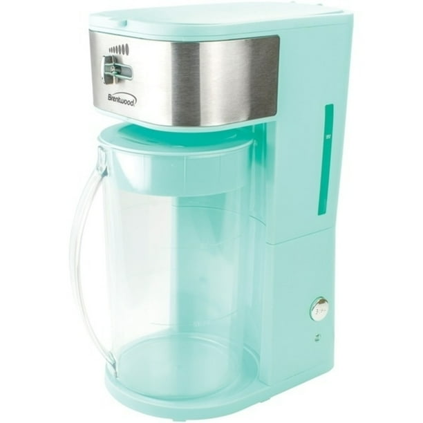 Brentwood Iced Tea and Coffee Maker in Blue with 64 Ounce Pitcher