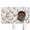 Sun & Mo, variant on Modern Lemon Print Dog Feeding Mat - Non-Slip Absorbent Pet Food Mat with Vintage Floral Design, Waterproof and Washable
