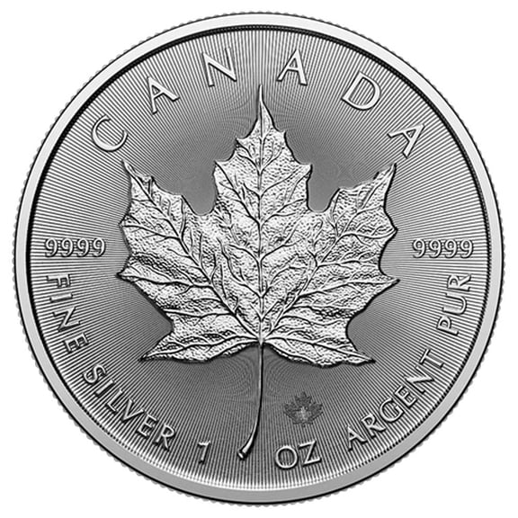 2026 $5 Silver Canadian Maple Leaf 1 oz Brilliant Uncirculated