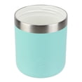 thumbnail image 5 of Ozark Trail 10oz Ceramic Lined Stainless Steel Lowball Tumbler with Magnetic Tritan Transparent Slider Lid, Turquoise, 5 of 8