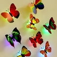 thumbnail image 4 of Ranpo Hot Butterfly Night Light Creative Funny Colorful Glowing Butterfly Light Stickable Diy LED House Decorative Wall Lights, 4 of 7