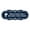 Blue, variant on Designer Employees Only Beyond This Point (Stop) Sign (Navy Blue / White) - Small