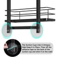 thumbnail image 6 of 4-Tier Adjustable Shower Caddy Hanging Organizer, Rust-Resistant Stainless Steel Bathroom Storage Rack with Anti-Swing Design for Shampoo and Lotion, 6 of 6