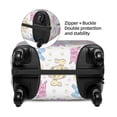 thumbnail image 4 of Haiem Easter Colorful Rabbit Luggage Cover Printed Suitcase Covers for Luggage Elastic Washable Suitcase Protector Fits 18-32 Inch Luggage-Medium, 4 of 9