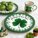 thumbnail image 4 of Vajilla desechable para fiesta temática de San Patricio con trébol verde, platos de papel de 18 y 23 cm, vasos de papel y pañuelos, juego de platos de papel con temática de fiesta, vajilla desechable, 4 of 6
