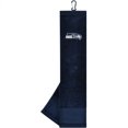 thumbnail image 1 of NEW Team Effort Seattle Seahawks Face/Club Tri-Fold Embroidered Golf Towel, 1 of 1