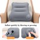 thumbnail image 4 of PVC Flocking Press Inflatable Lumbar Pillow Travel Inflatable Pillow Car Nap Inflatable Pillow Flocking Lumbar Cushion Pillow, 4 of 6