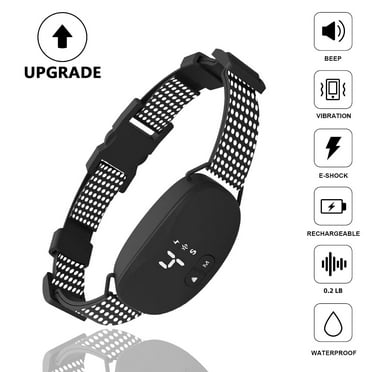 BN-LINK Dog Bark Collar,Anti Barking Collar with 6 Adjustable Sensitivity and Intensity Beep Vibration,Rechargeable Smart Bark Collar for Small, Medium Dogs