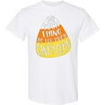 thumbnail image 3 of Inktastic Halloween No Such Thing As Too Much Candy Corn T-Shirt, 3 of 5