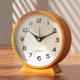 thumbnail image 1 of 4.5" Analog Alarm Clock,Small Retro Desk Clock Battery Operated,Slient Metal Table Clock with Light for Living Room Decor,Bedroom,Bedside,Shelf, 1 of 3