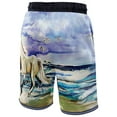thumbnail image 3 of Unisex NBA & KidSuper Studios by Fanatics Blue Dallas Mavericks Hometown Shorts, 3 of 4
