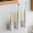 thumbnail image 2 of 2pcs Punch-free Electric Toothbrush Racks Nail-free Toothbrush Racks Toothbrush Racks, 2 of 8