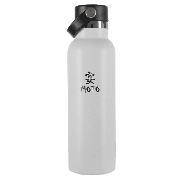 MIYAMOTO Water Bottle Stainless Steel 21oz Bottle - Snow