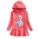 thumbnail image 1 of Vestido de suéter con capucha para niños congelados primavera y otoño nueva niña elsa pequeña princesa falda occidental vestido para niños vestido de niña 110cm Gao Jinjia LED, 1 of 2