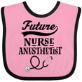 thumbnail image 3 of Inktastic Future Nurse Anesthetist Girls Baby Bib, 3 of 4