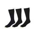 thumbnail image 2 of Gold Toe  Extended Size Ribbed Moisture Control Dress Socks (3 Pair Pack), 2 of 2