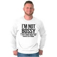 thumbnail image 5 of I'm Not Bossy I Just Know Funny Boss Long Sleeve TShirt Men Women Brisco Brands S, 5 of 6