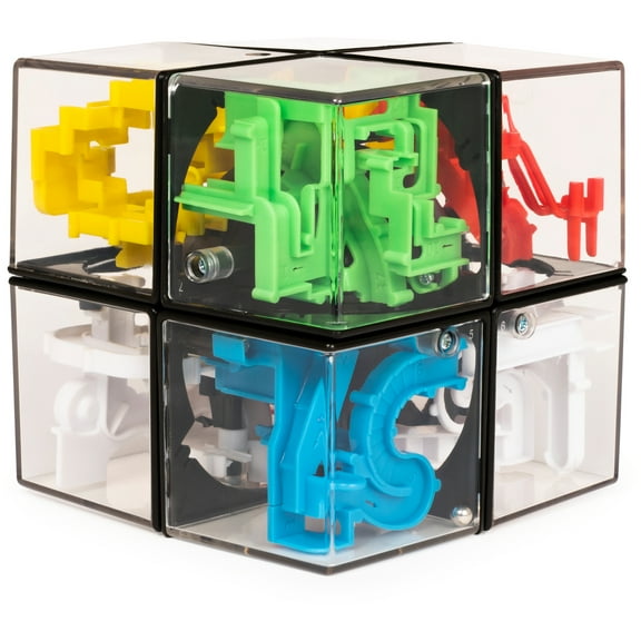 Rubik’s Perplexus Hybrid 2 x 2, Challenging Puzzle Maze Ball Skill Game for Ages 8 & up