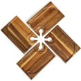 thumbnail image 2 of ABPETE wine picnic basket,Cheese Boards Slot, Picnic Time Gift for Valentine's Day or Anniversary(Rectangle), 2 of 14