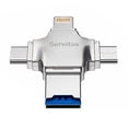 thumbnail image 2 of Servitae Lector OTG 4en1 USB3.0 C Lightning MicroUSB MicroSD, 2 of 7