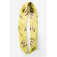 thumbnail image 2 of Bimba Yellow Butterflies Pure Silk Printed Head Bandanas Summer Neck Wrap Scarf 40 x 40 Inches, 2 of 6
