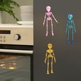 thumbnail image 5 of Halloween Skeleton Decorations 8 Inch Glow in Dark Plastic Skeleton Refrigerator Spooky Halloween Decor for Kitchen Fridge Home Office 1 Pack, 5 of 5