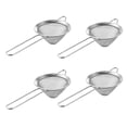 thumbnail image 1 of EeaseMX 4 coladores de malla fina de acero inoxidable para cócteles, coladores de alimentos de cocina, colador de té cónico (8,5 cm), 1 of 7