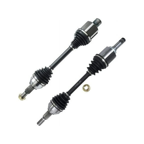 Front Axle Shaft Set - Compatible with 2007 - 2017 GMC Acadia 2008 2009 2010 2011 2012 2013 2014 2015 2016