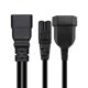 thumbnail image 5 of C20 To C7 + Eu4.0mm Y Splitter Power Plug Cord Single Iec 320 C20 Male To C7, 5 of 5
