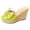 Yellow, variant on Womens Wedge Sandals Suede Bowtie Peep Toe Slip on Platform Heels Casual Nonslip Arch Support Summer Mules Slides Pink Size 7