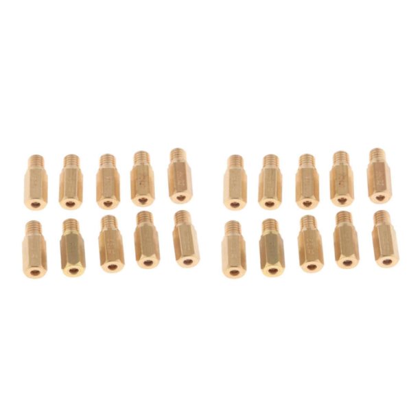 Sidaley 10 Pieces Carburetor Main Jet Kit 200 196 186 188 190 192 195 194 198 185 Tipo 1 2piezas