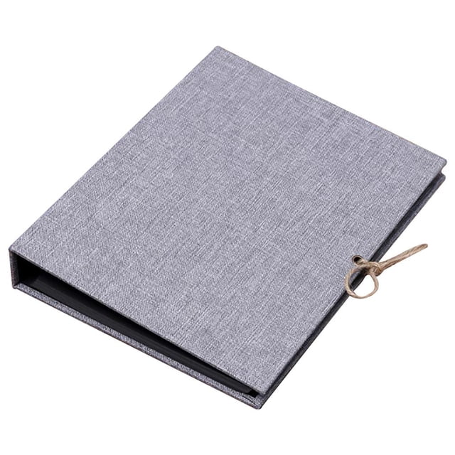 Álbum De Fotos De Lino Diy Con Página Interior Extraíble Scrapbooking Cuaderno De Hojas Sueltas Hecho A Mano Con Cuerda De Cáñamo Para Hacer Propuestas De Matrimonio De Cumpleaños matsuzay EL010766-00